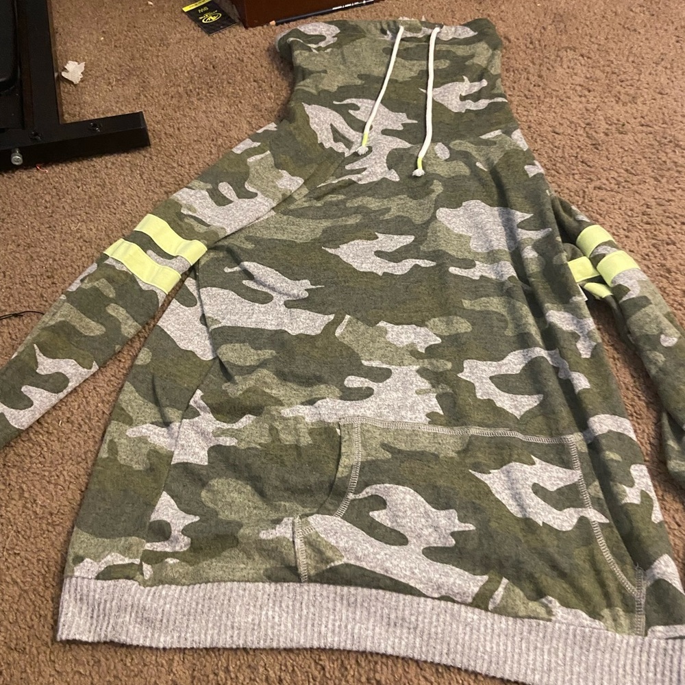 NB brushed printed tunic (camo) long sleeve shirt